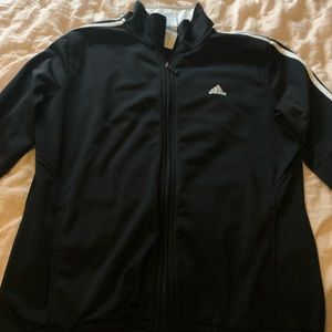 Adidas superstar zip up jacket